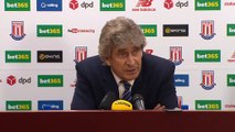 Stoke City 2-0 Manchester City - Manuel Pellegrini Post Match Interview 05.12.2015 HD