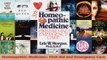Read  Homeopathic Medicine First Aid and Emergency Care Ebook Free