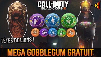 BO3 Zombie // Avoir un MEGA Gobblegum GRATUIT ! (Têtes de Lions + Sanglot de veuve) | FPS Belgium