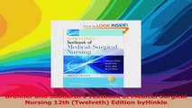 Brunner and Suddarths Textbook of Medical Surgical Nursing 12th Twelveth Edition Read Online
