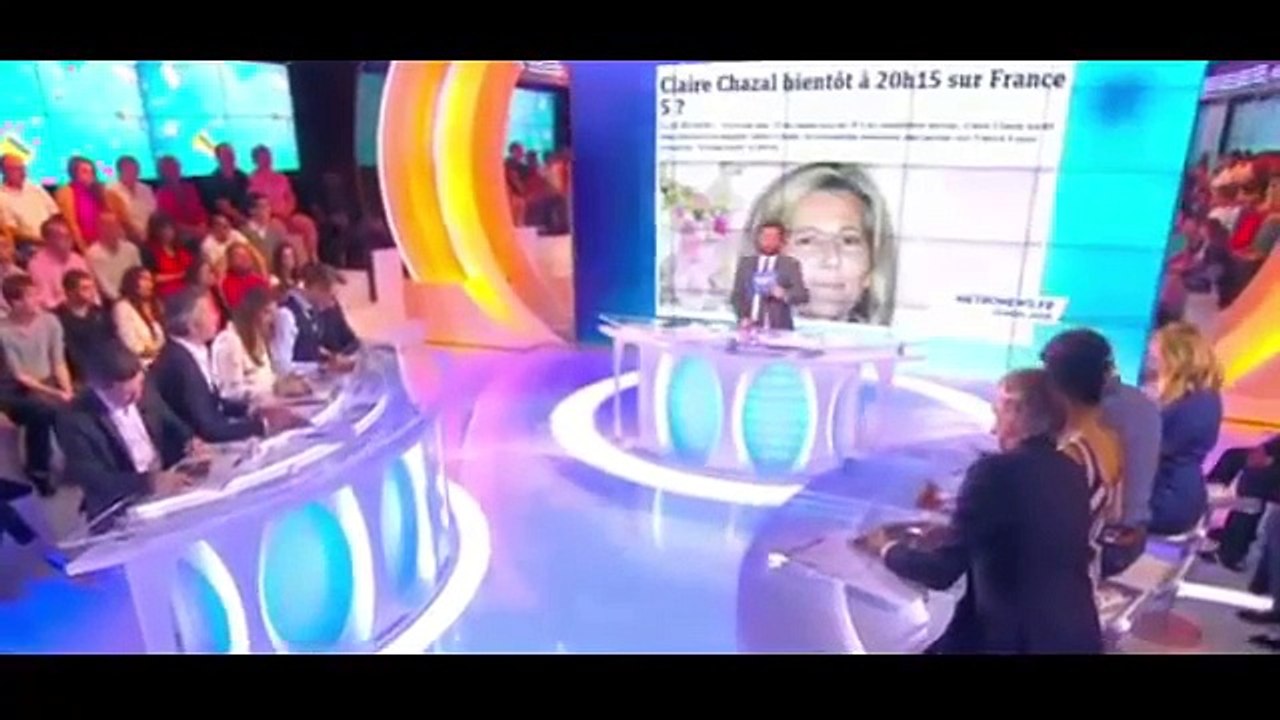 Claire Chazal de retour sur France 5 - Les "Quest-ce ten pense du Poste" - 19/11/2015