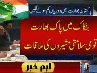 High-level Pakistan-India talks held in Bangkok