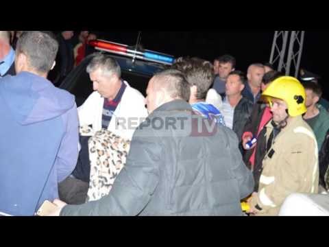 Report TV - Aksident pranë Bovillës, makina bie në humnerë, 2 të vdekur, 3 të plagosur