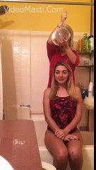 Girls Epic Condom Balloon Challenge
