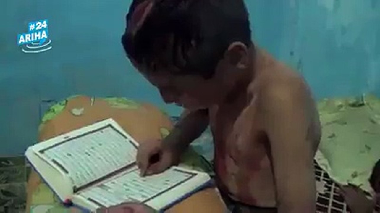 A Child Reciting While Weeping