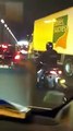 Un routier s'endort au volant de son camion sur le périph parisien. Accident