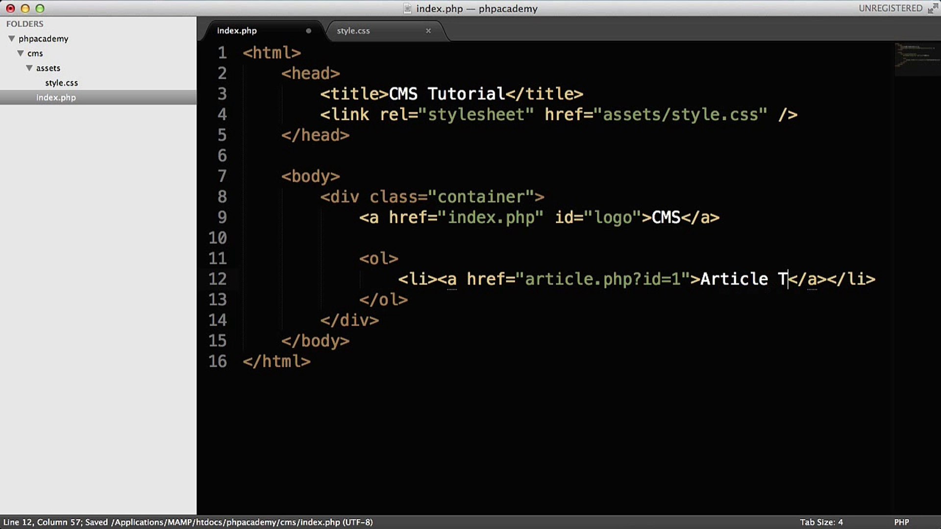 Php Tutorials Create A Cms Part 1 7 Video Dailymotion