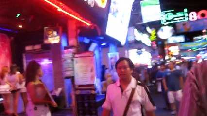 Pattaya Walking Street tourist zone -Thailand