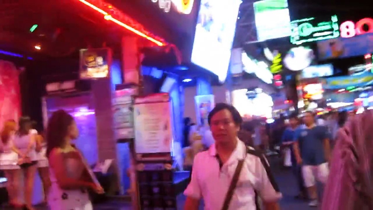 Pattaya Walking Street tourist zone -Thailand