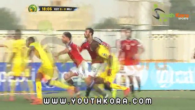 هدف مباراة مصر و مالي (0 - 1) | المجموعة الثانية | بطولة أمم أفريقيا تحت 23 سنة 2015