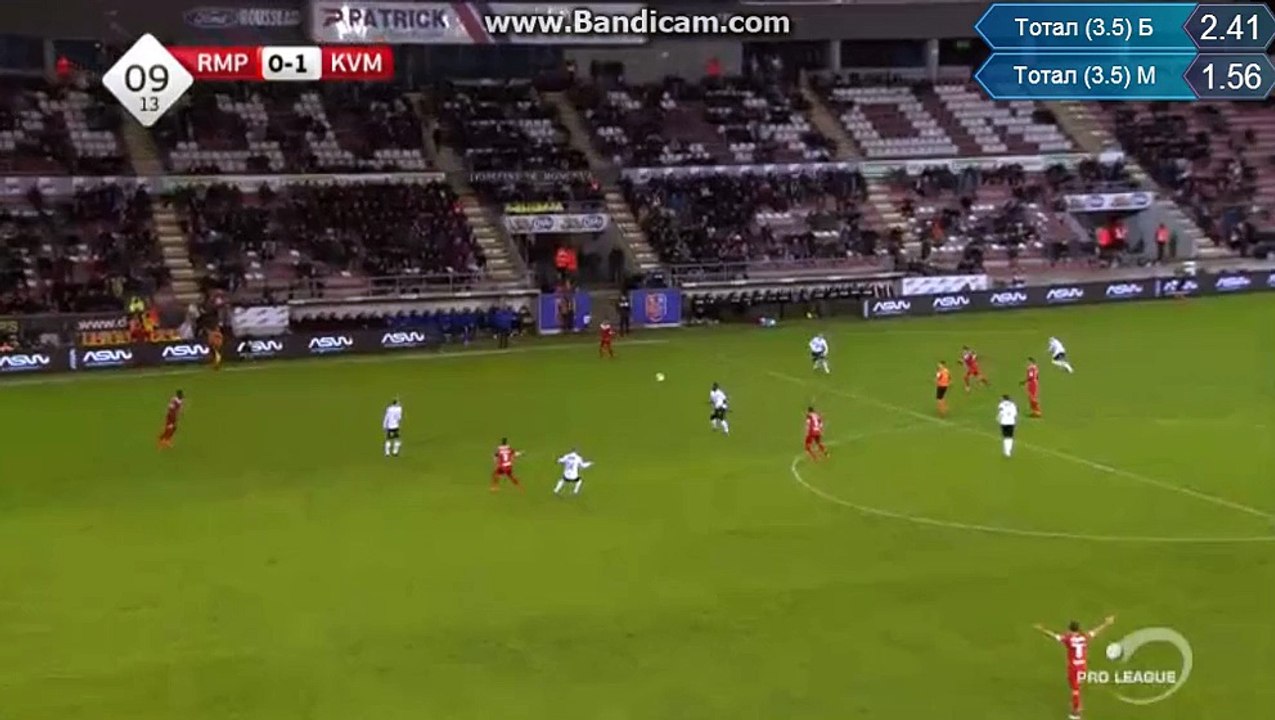 Mouscron-Peruwelz - KV Mechelen 0-1 Matthys