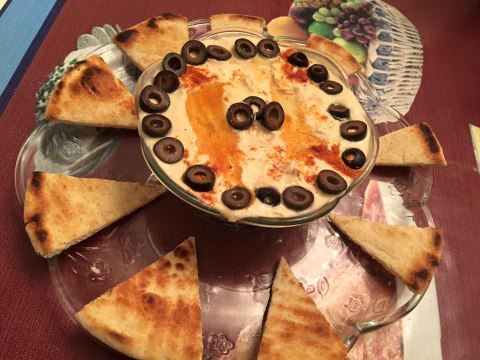 Hummus With Pita Bread By Sehar Syed