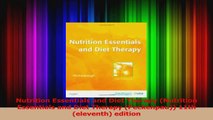 Nutrition Essentials and Diet Therapy Nutrition Essentials and Diet Therapy Peckenpau PDF