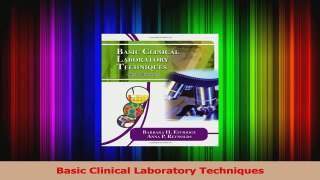 Download  Basic Clinical Laboratory Techniques Ebook Online