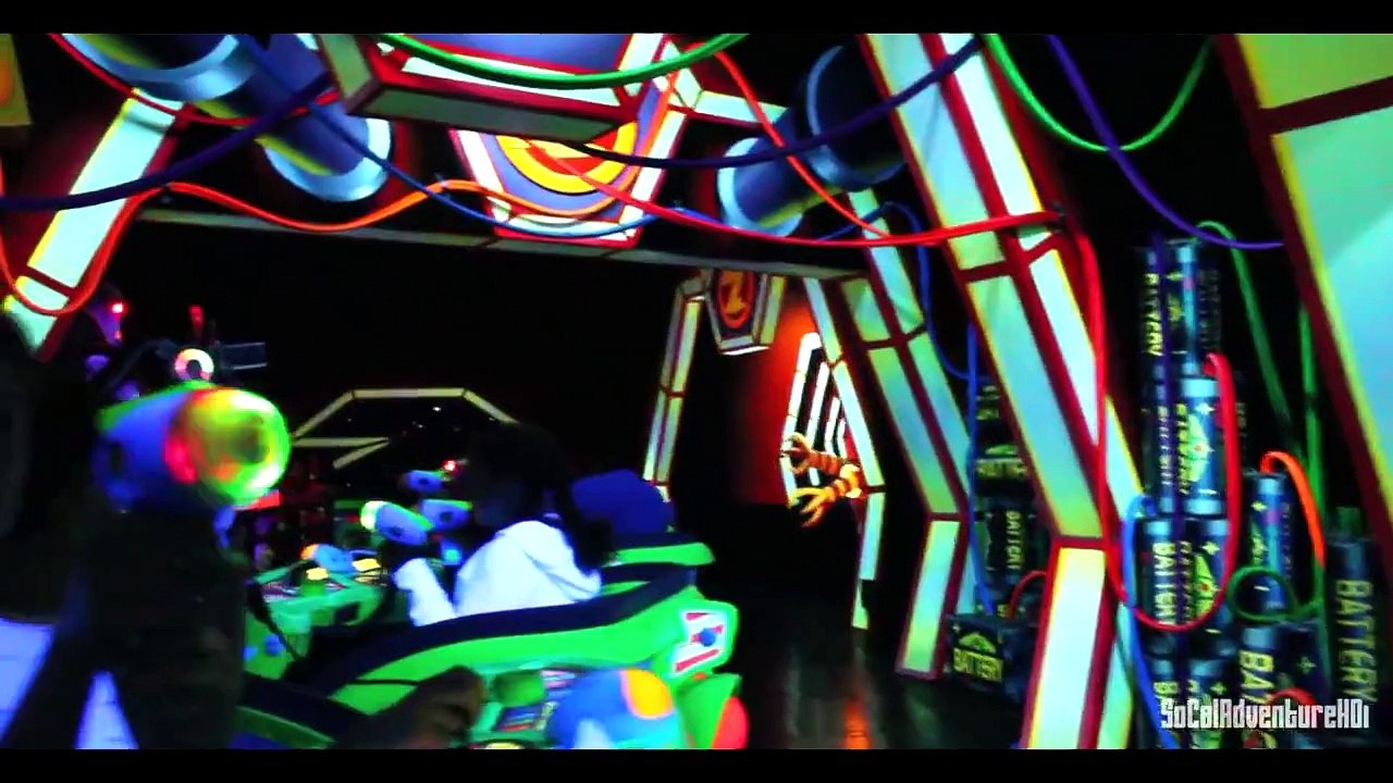BUZZ LIGHTYEAR Astro Blasters (FULL RIDE) Disneyland, CA - POV 1080p HD