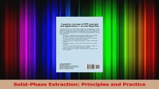 Download  SolidPhase Extraction Principles and Practice PDF Free