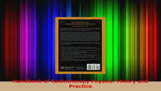 Read  Handbook of Radiotherapy Physics Theory and Practice Ebook Free