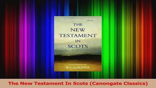 The New Testament In Scots Canongate Classics PDF