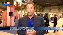 COP21: Arnold Schwarzenegger salue sur BFMTV le 