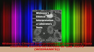 Read  Widmanns Clinical Interpretation of Laboratory Tests CLINICAL INTERPRETATION OF LAB Ebook Free