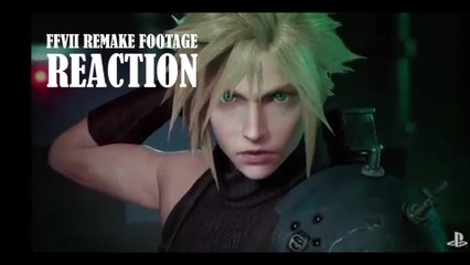 MILDLY IMPRESSED!! Final Fantasy VII Remake Gameplay Trailer Reaction