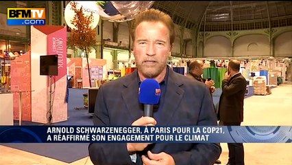Schwarzenegger sur BFMTV: "Je suis très attristé par le fardeau et la douleur du peuple français"