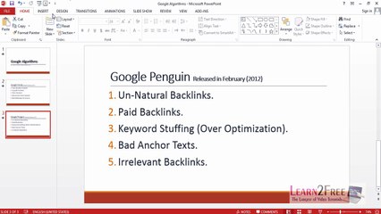 Google Panda Penguin Tutorial in UrduHindi