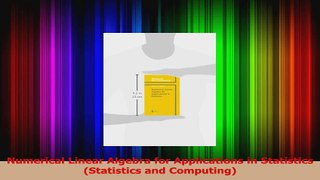 Read  Numerical Linear Algebra for Applications in Statistics Statistics and Computing Ebook Online