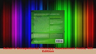Read  Ashers Occupational Therapy Assessment Tools 4th Edition Ebook Free