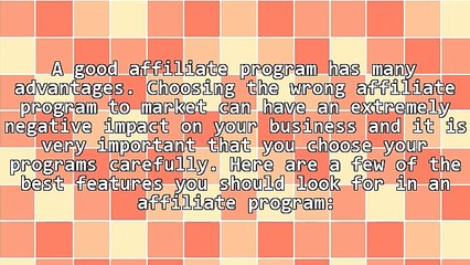 Affiliate Programs: How To Choose The Best Program To Market