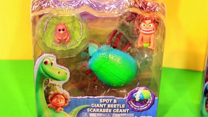 The Good Dinosaur Movie NEW Toys Review Dinosaur Apatosaurus Arlo and Cave Boy Spot & Forrest