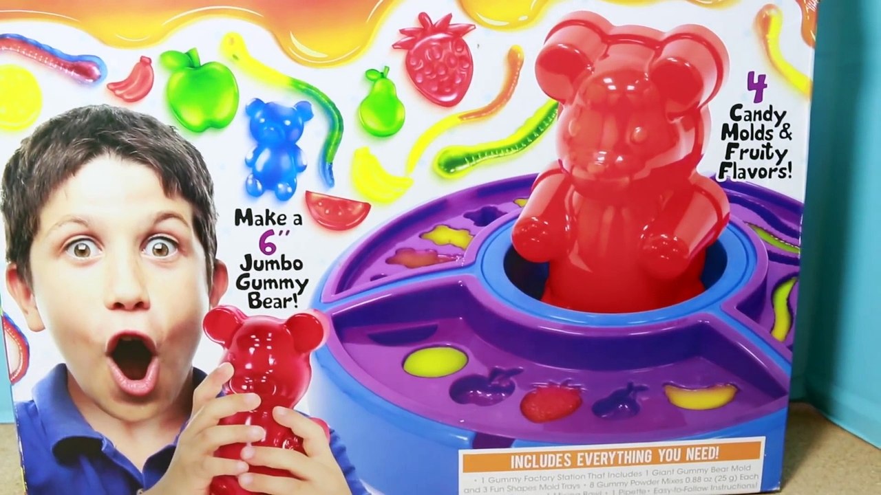 WORLDS LARGEST GUMMY BEAR ! DIY Gummy Factory GIANT GUMMY BEAR Gummy