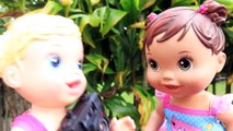 Baby Alive PRANK Squirting Camera Funny Baby Alive videos Boo Boo & Tea Cup Surprise Dolls