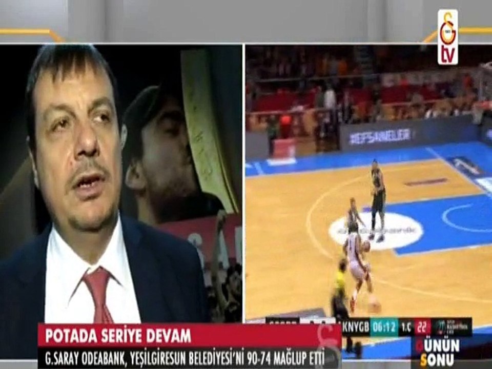 Galatasaray OB - Yeşil Giresun 90-74 | Maç sonu Açıklamalar Ergin Ataman, Micov, Göksenin Köksal, Şafak Edge