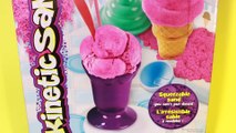 Baby Alive & Belle EAT SAND Ice Cream Cones KINETIC SAND Sweet Treats Ice Cream Sundae Toy Review