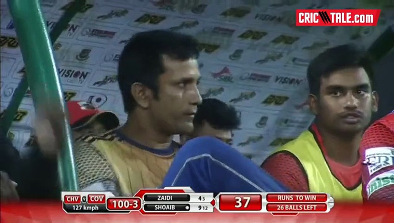 Match Winning Innings by Shoaib Malik making 34 Runs in BPL
