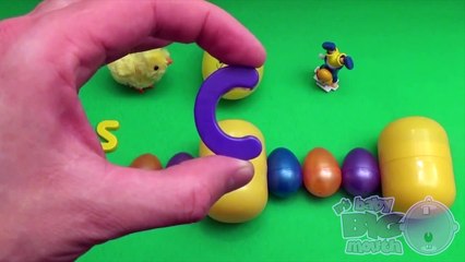 Big Hero 6 Surprise Egg Learn-A-Word! Spelling Back to School Words! Lesson 19