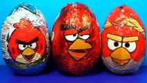 ANGRY BIRDS surprise eggs! 3 eggs surprise Angry Birds unboxing