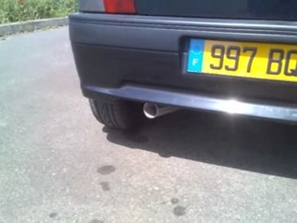 Concept d'echappement pour la xsi