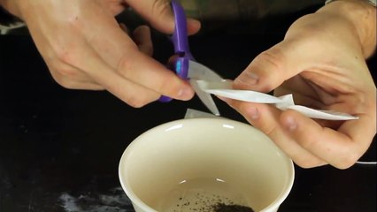 Tea bag rocket science experiment