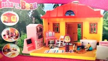 MASHA AND THE BEAR House Playset Toy Review Dolls House Unboxing Video Simba Toys