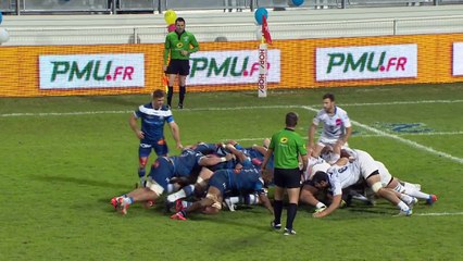 TOP 14 - Castres - Montpellier : 34-19 - Essai Julien CAMINATI (CAS) - J10 - Saison 2015/2016