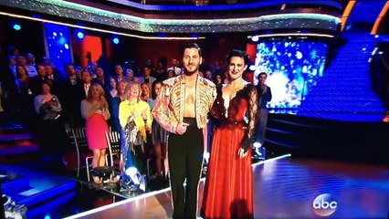 Rumer Willis and Val Chmerkovskiy Week 8 Paso Doble Trio with Artem Chigvintsev