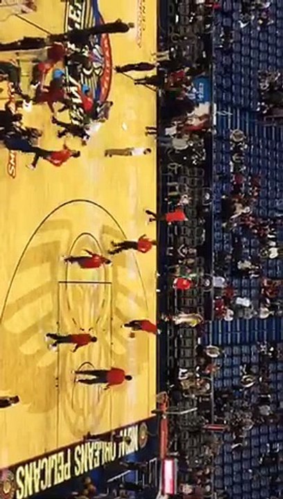 Pelicans Vs. Cavs Warm Up.