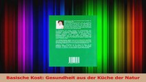 Basische Kost Gesundheit aus der Küche der Natur PDF Lesen