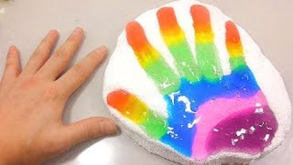 How To Make Finger Rainbow Jelly Monster Slime 손가락 말랑 말랑 젤리 몬스터 �