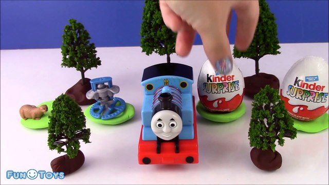 THOMAS THE TANK Engine KINDER SURPRISE EGGS! KINDER TOYS OPENING Huevos Sorpresa