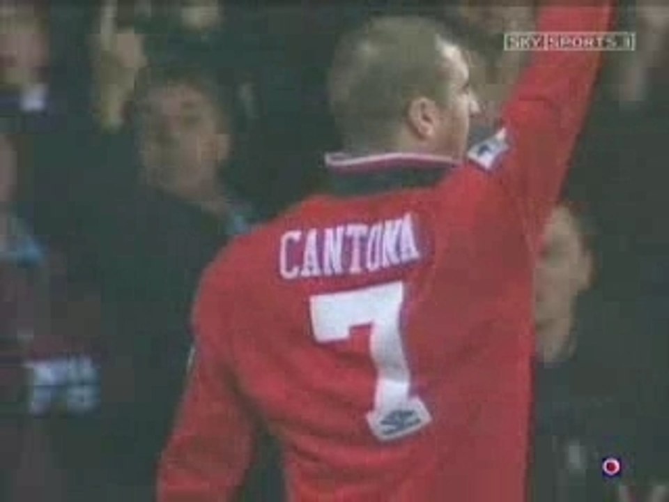 West Ham vs Man Utd - Cantona Goal