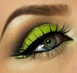 Lime Green Eyeshadow Tutorial