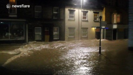 Severe flooding in  Kendal Cumbria